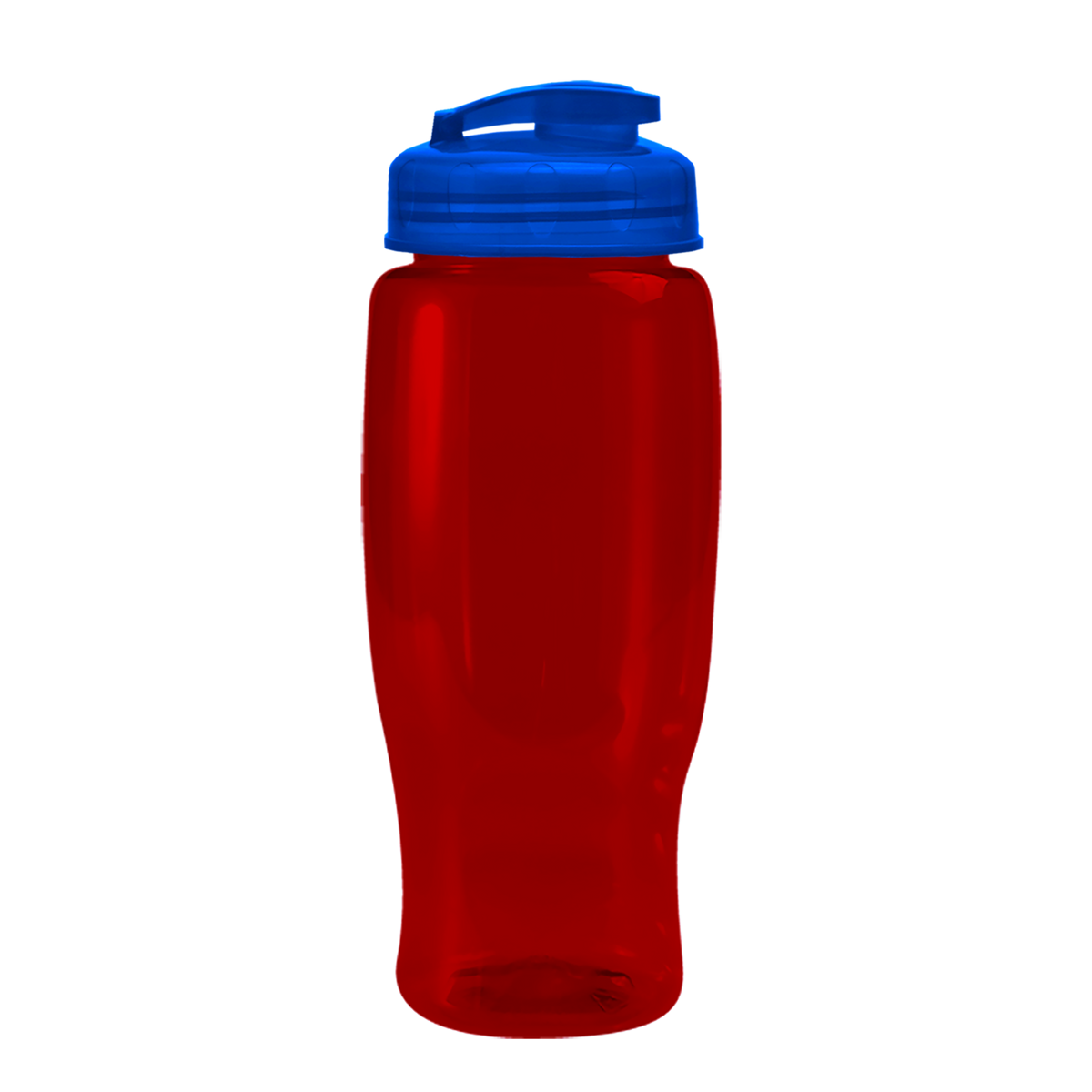 Custom logo Poly+ Recycled Bottle with Flip-Top Lid - 27 oz.