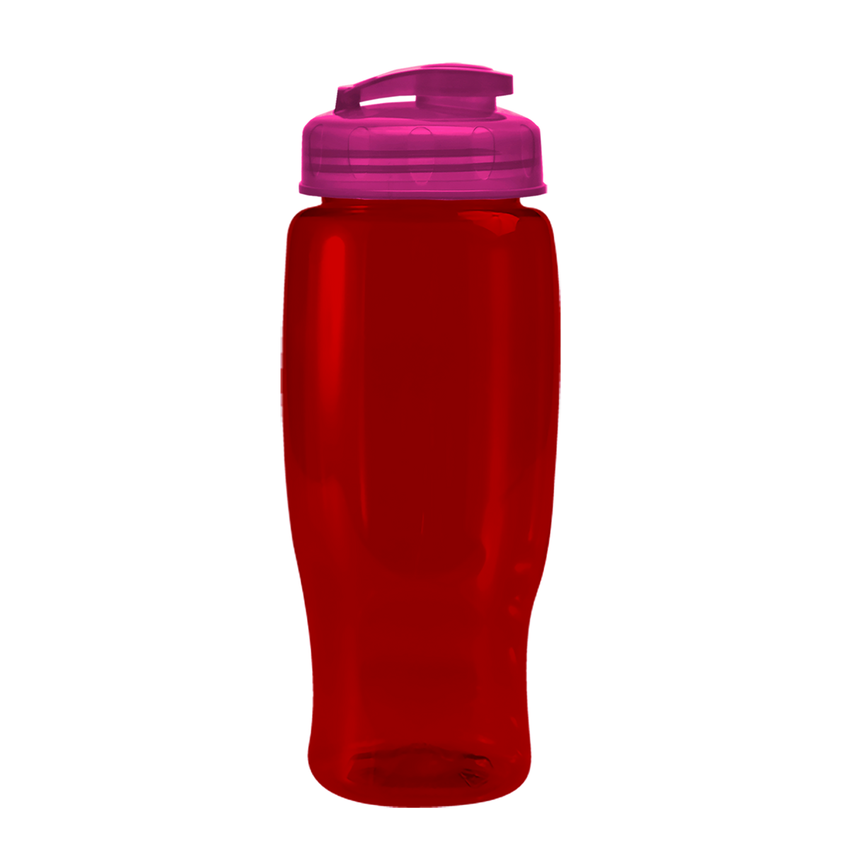 Custom logo Poly+ Recycled Bottle with Flip-Top Lid - 27 oz.