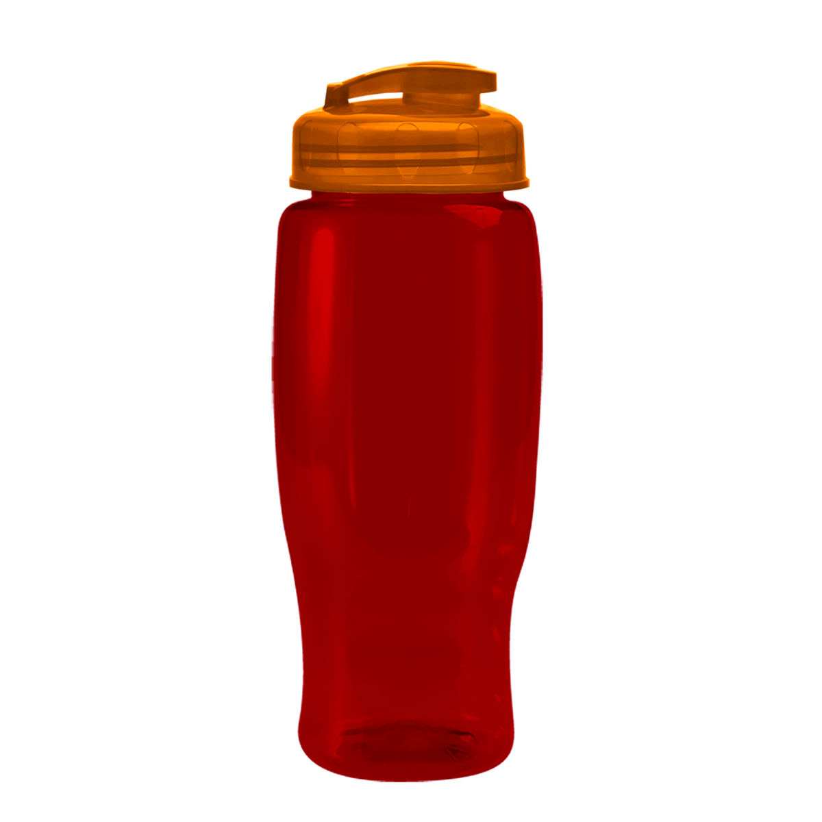 Custom logo Poly+ Recycled Bottle with Flip-Top Lid - 27 oz.