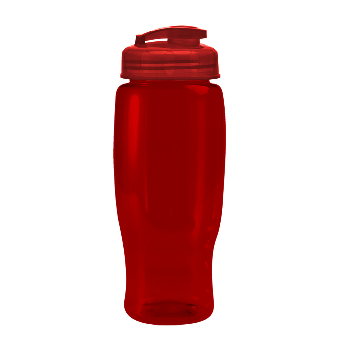 Custom logo Poly+ Recycled Bottle with Flip-Top Lid - 27 oz.