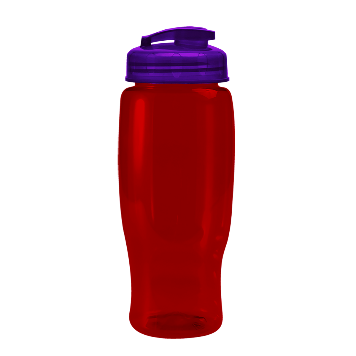 Custom logo Poly+ Recycled Bottle with Flip-Top Lid - 27 oz.