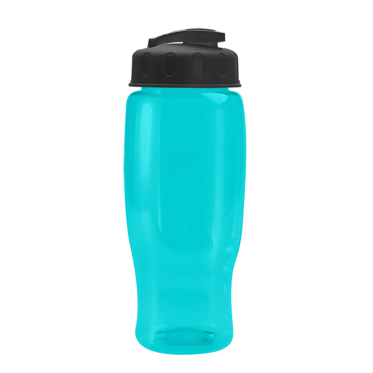 Custom logo Poly+ Recycled Bottle with Flip-Top Lid - 27 oz.