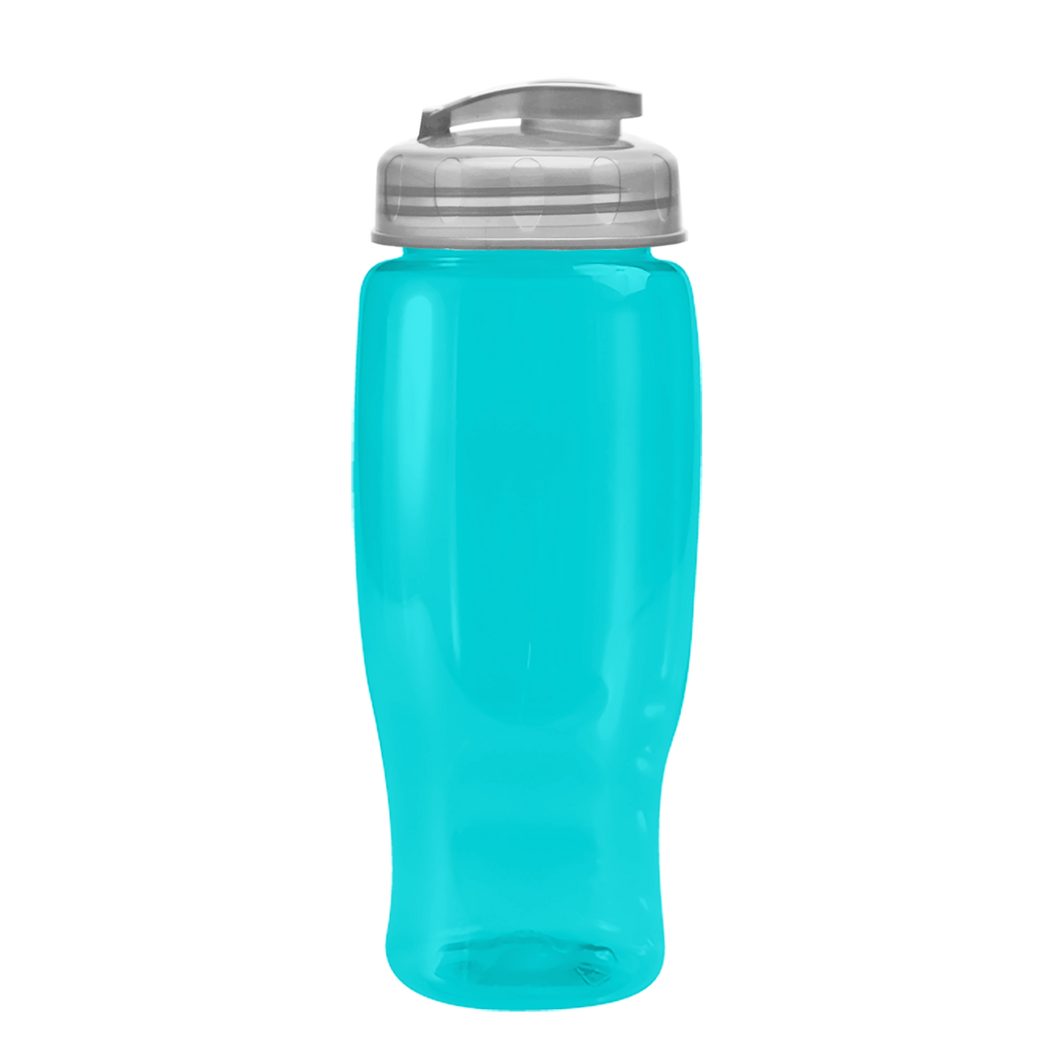 Custom logo Poly+ Recycled Bottle with Flip-Top Lid - 27 oz.