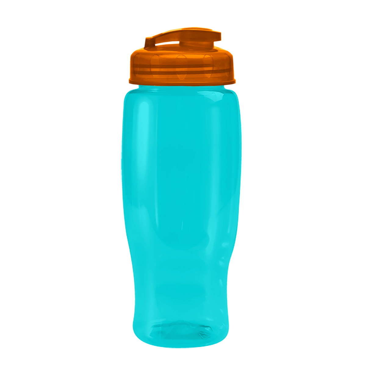 Custom logo Poly+ Recycled Bottle with Flip-Top Lid - 27 oz.