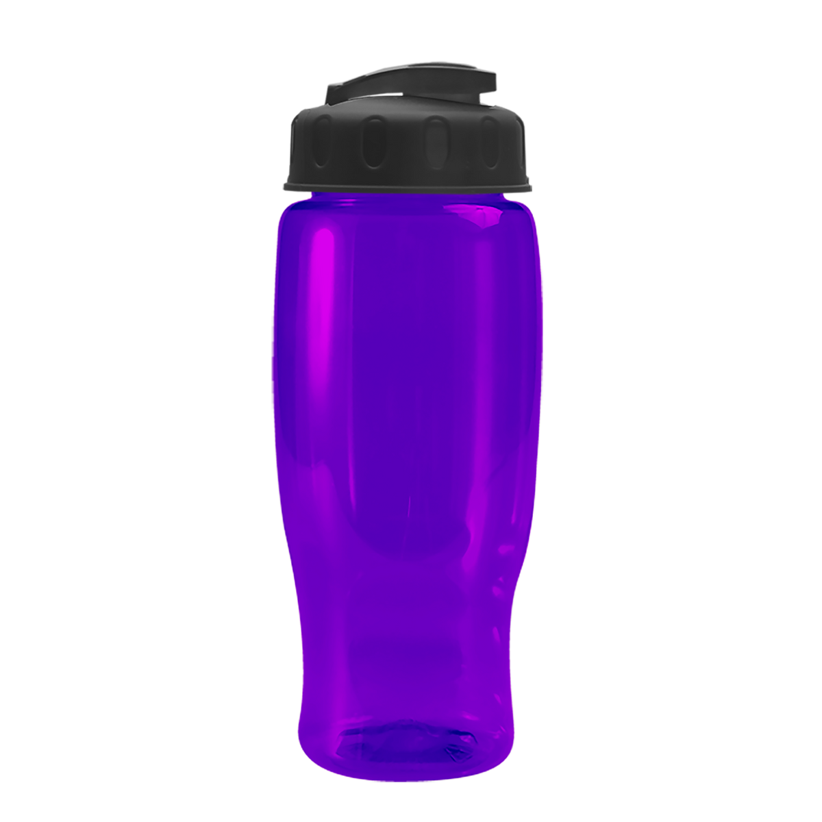 Custom logo Poly+ Recycled Bottle with Flip-Top Lid - 27 oz.
