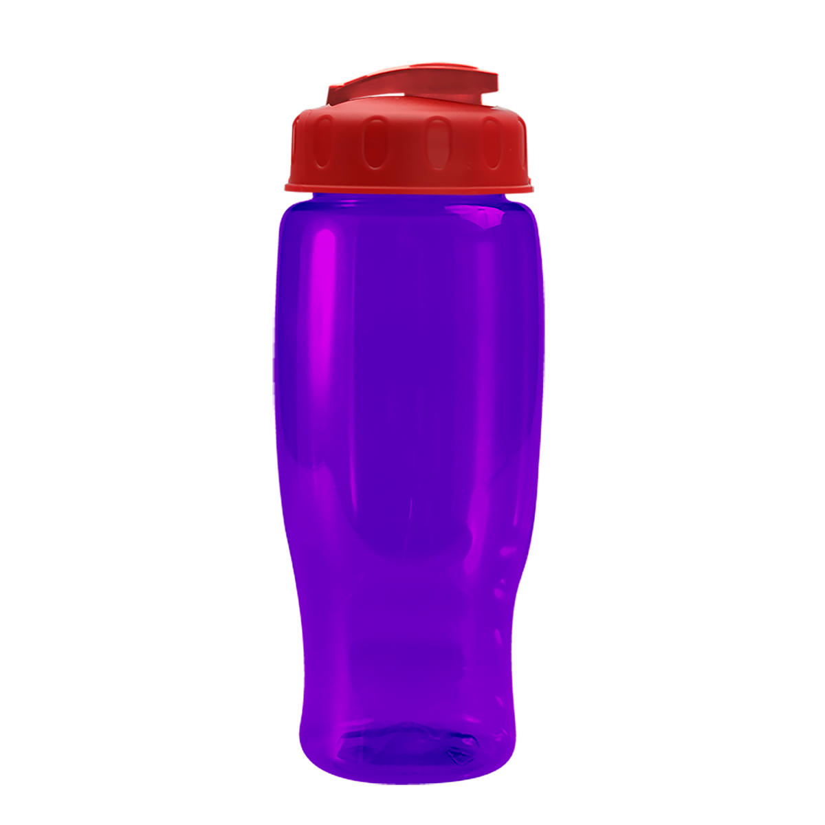 Custom logo Poly+ Recycled Bottle with Flip-Top Lid - 27 oz.