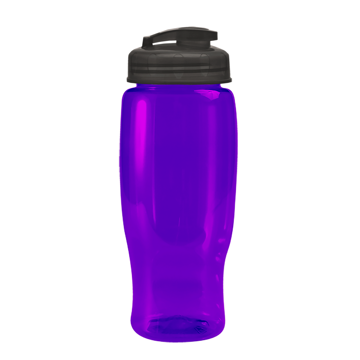 Custom logo Poly+ Recycled Bottle with Flip-Top Lid - 27 oz.