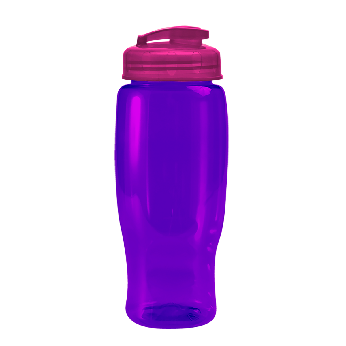 Custom logo Poly+ Recycled Bottle with Flip-Top Lid - 27 oz.