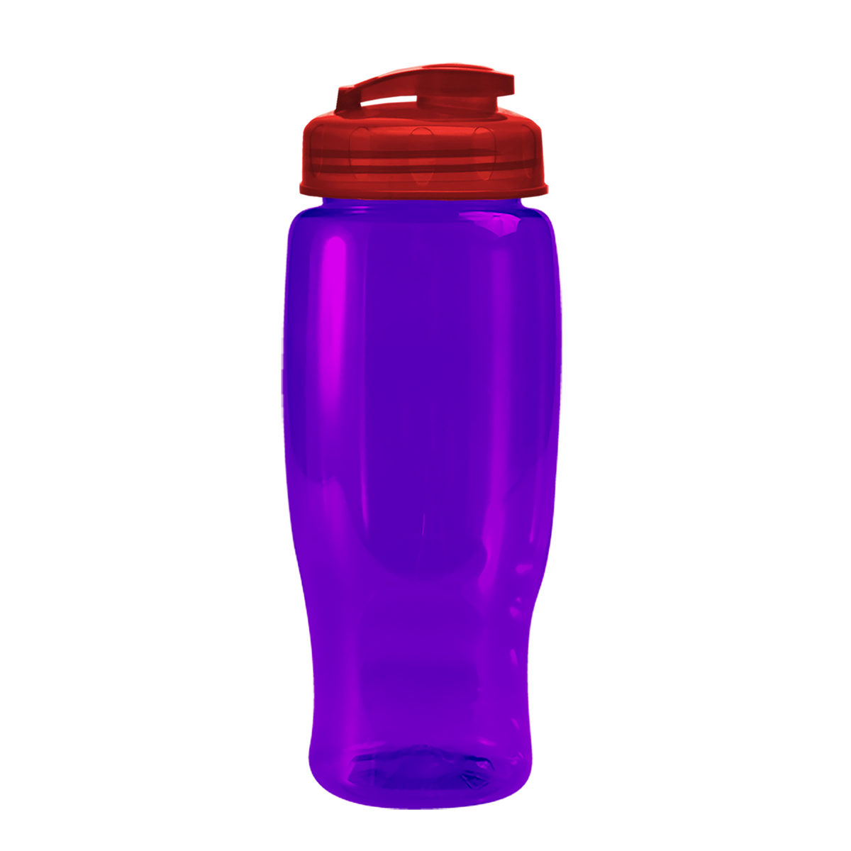 Custom logo Poly+ Recycled Bottle with Flip-Top Lid - 27 oz.