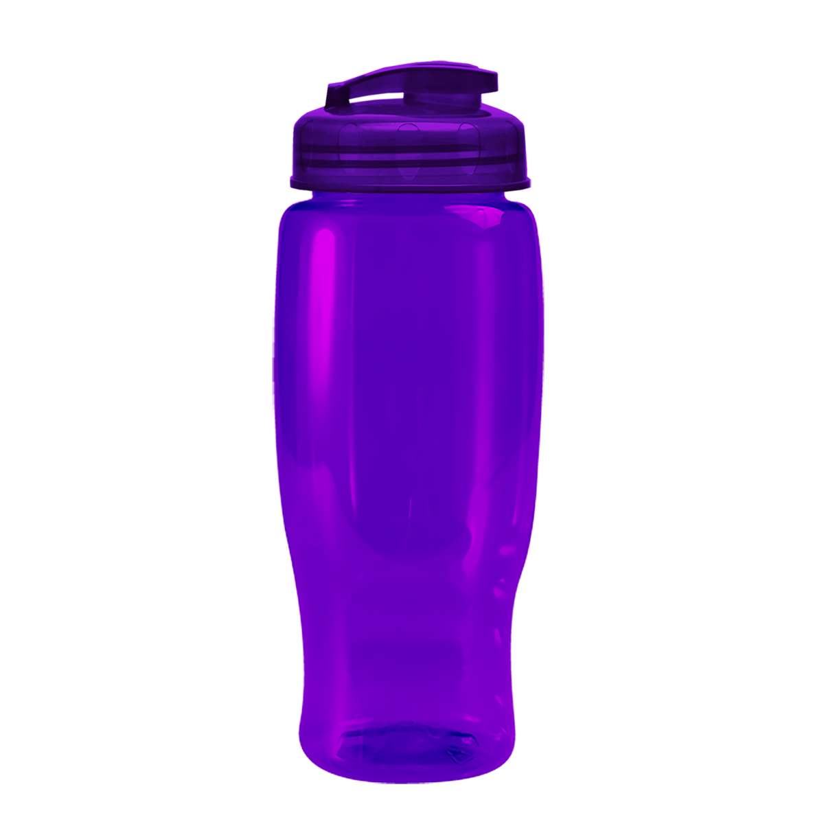 Custom logo Poly+ Recycled Bottle with Flip-Top Lid - 27 oz.
