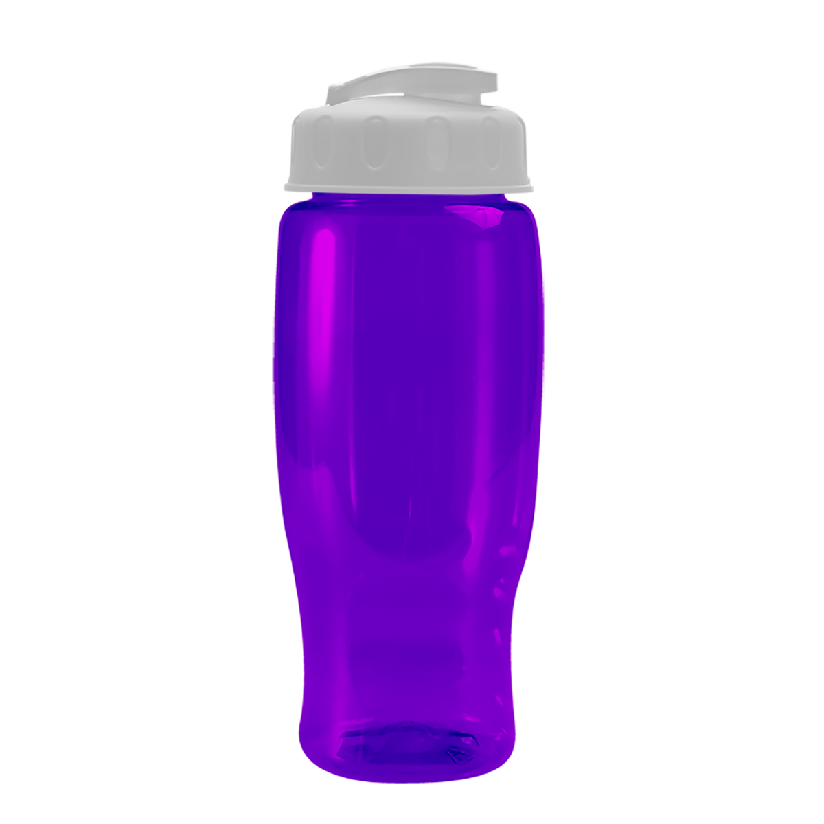 Custom logo Poly+ Recycled Bottle with Flip-Top Lid - 27 oz.