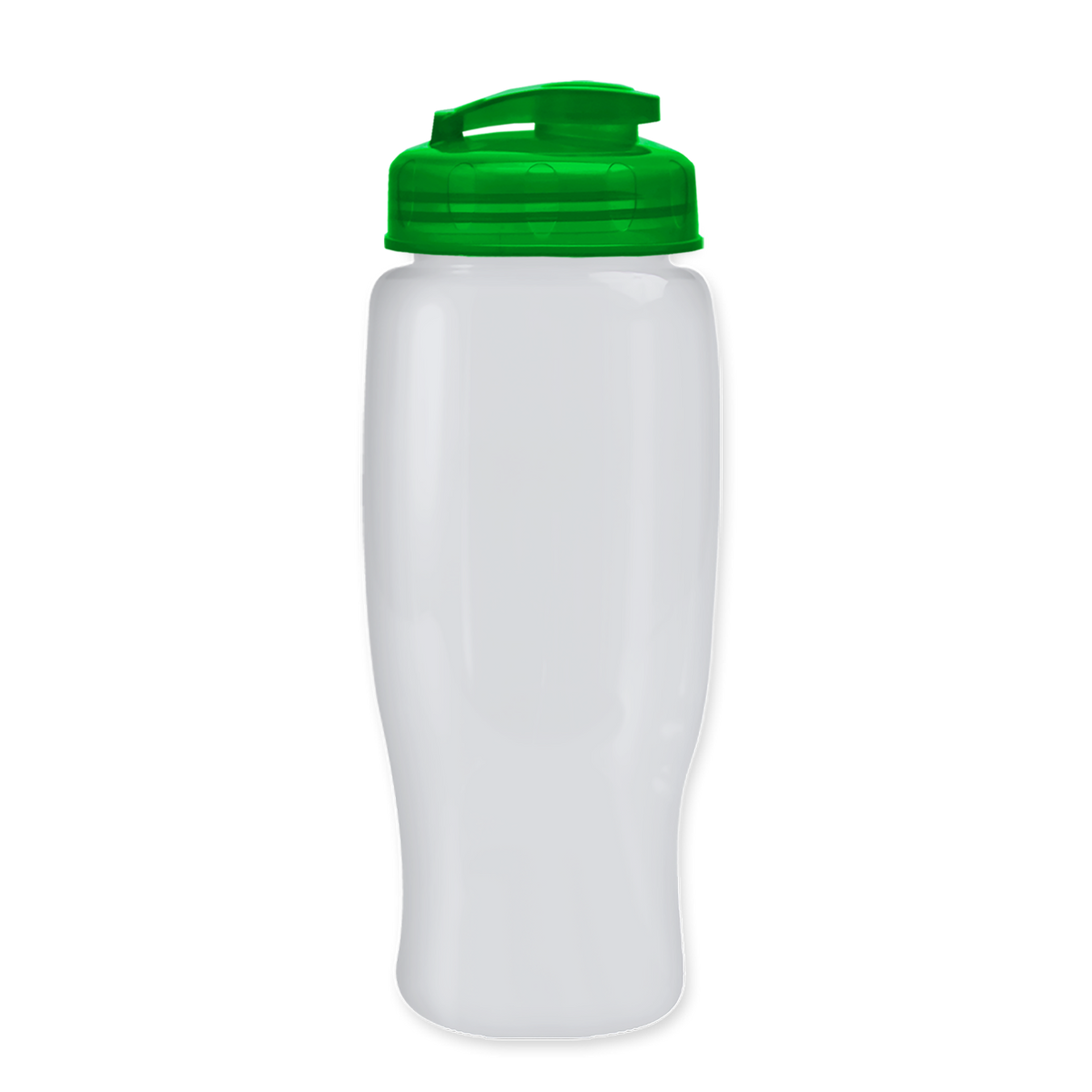 Custom logo Poly+ Recycled Bottle with Flip-Top Lid - 27 oz.