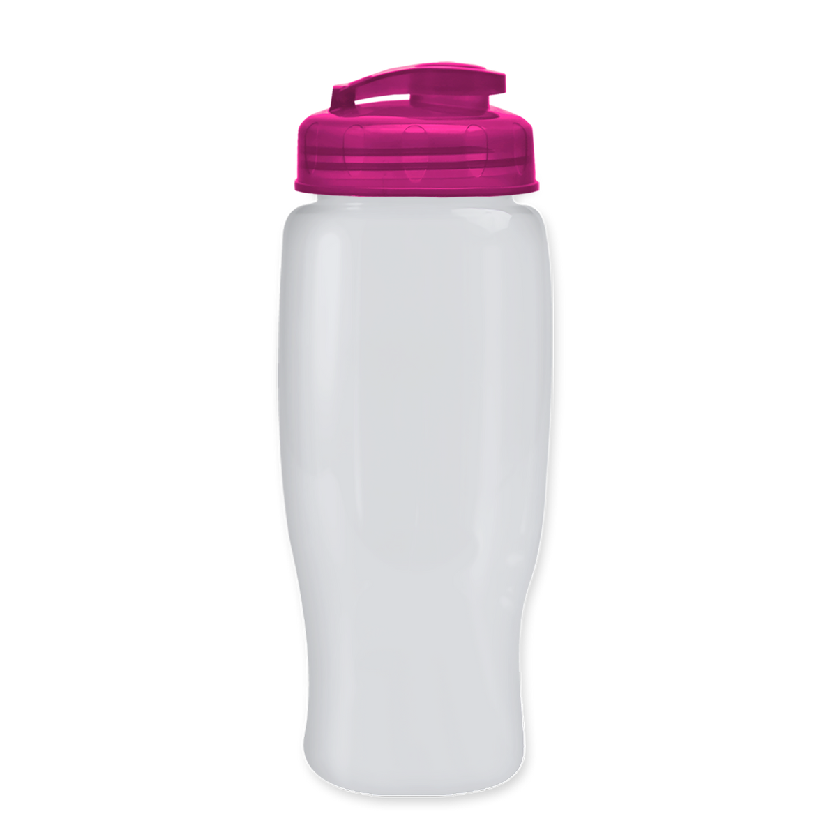 Custom logo Poly+ Recycled Bottle with Flip-Top Lid - 27 oz.