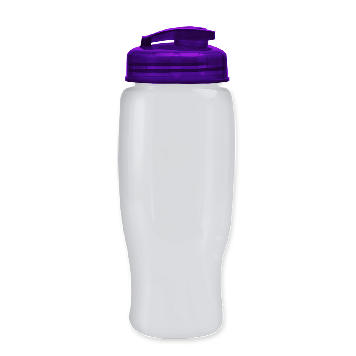 Custom logo Poly+ Recycled Bottle with Flip-Top Lid - 27 oz.