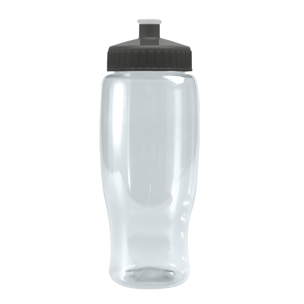 Custom logo Poly+ Recycled Bottle with Push-Pull Lid - 27 oz.