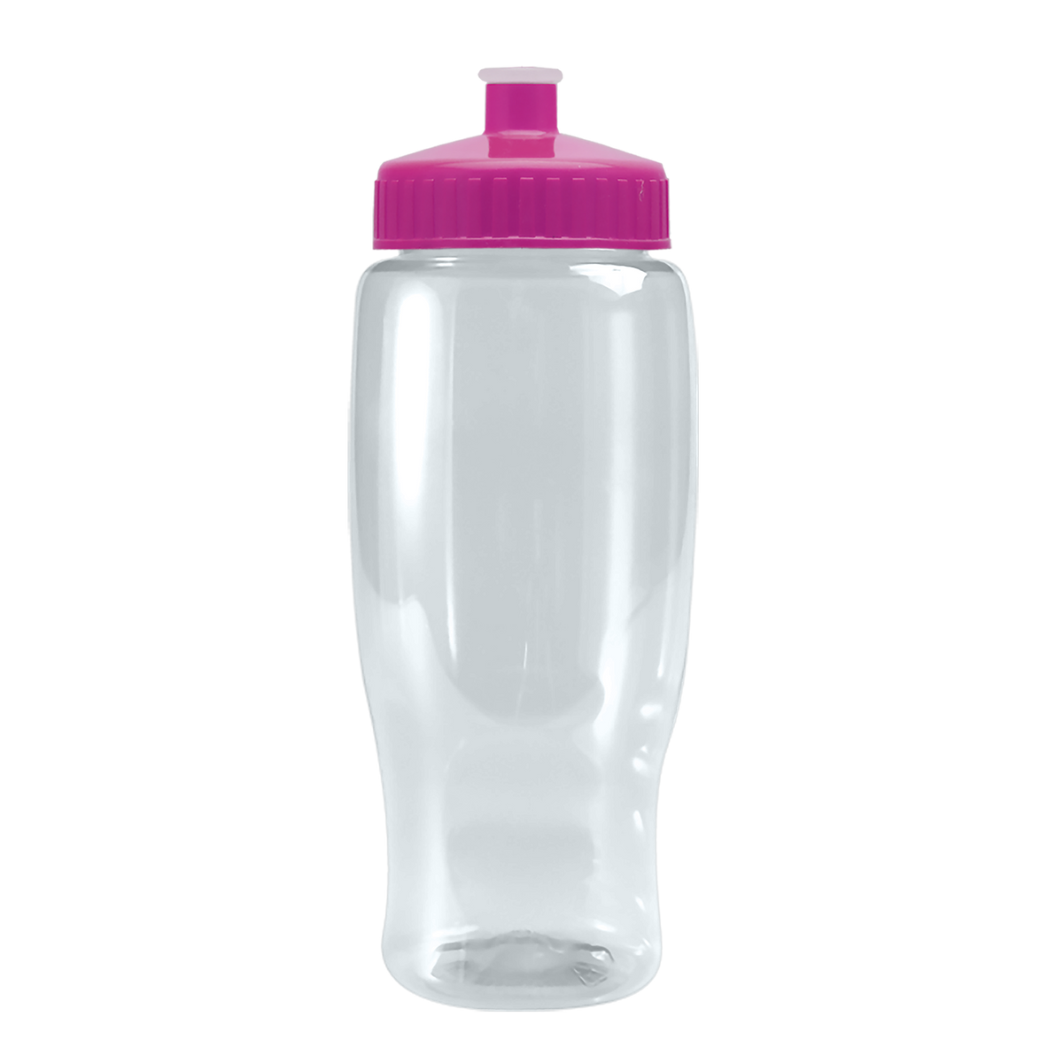 Custom logo Poly+ Recycled Bottle with Push-Pull Lid - 27 oz.