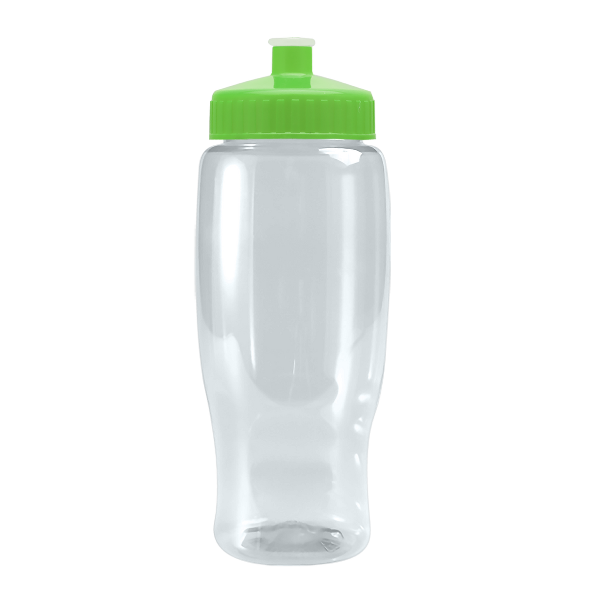 Custom logo Poly+ Recycled Bottle with Push-Pull Lid - 27 oz.