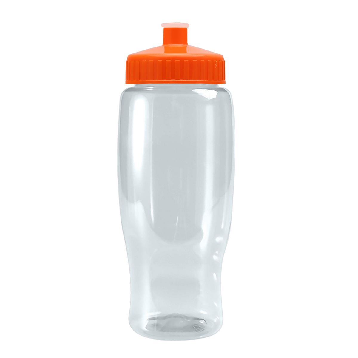 Custom logo Poly+ Recycled Bottle with Push-Pull Lid - 27 oz.