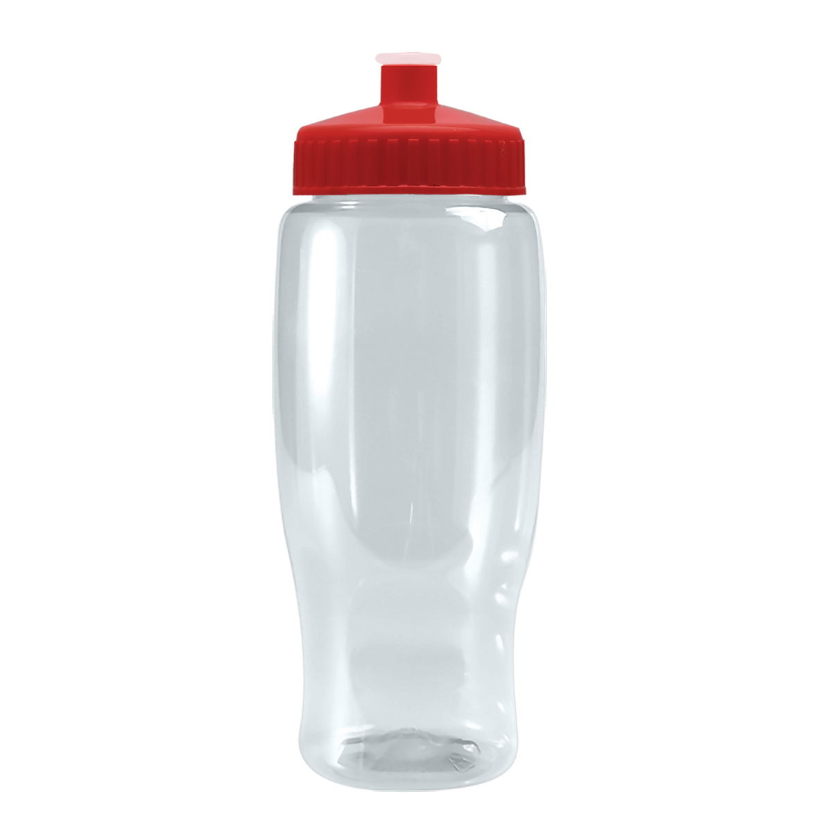 Custom logo Poly+ Recycled Bottle with Push-Pull Lid - 27 oz.