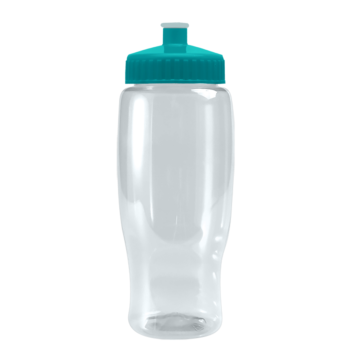 Custom logo Poly+ Recycled Bottle with Push-Pull Lid - 27 oz.