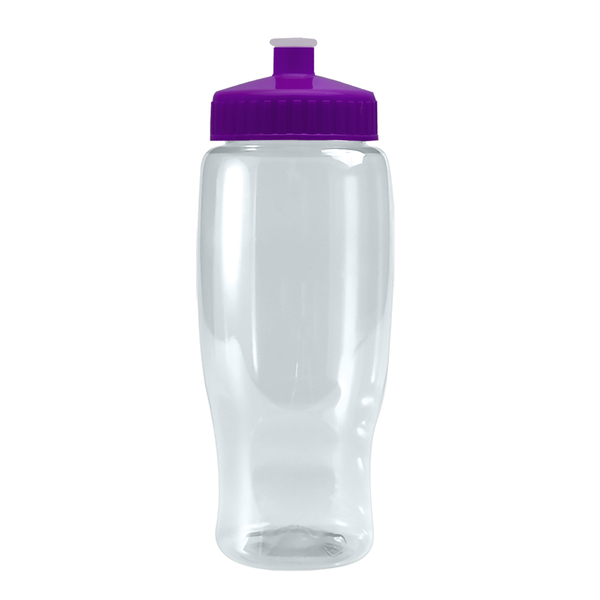 Custom logo Poly+ Recycled Bottle with Push-Pull Lid - 27 oz.