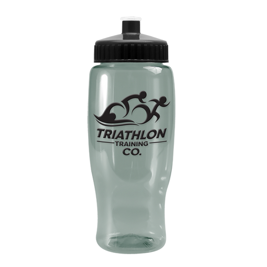 Poly+ Recycled Bottle with Push-Pull Lid - 27 oz.