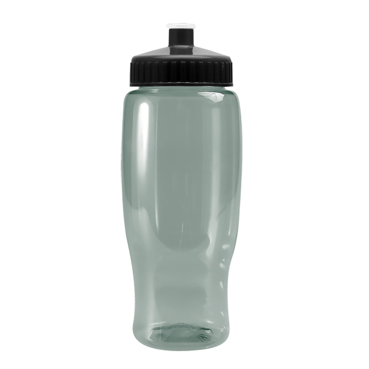 Custom logo Poly+ Recycled Bottle with Push-Pull Lid - 27 oz.