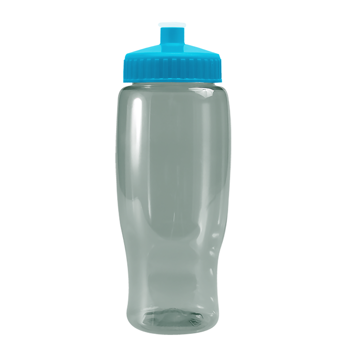 Custom logo Poly+ Recycled Bottle with Push-Pull Lid - 27 oz.