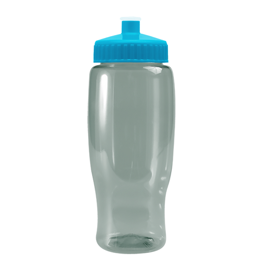 Poly+ Recycled Bottle with Push-Pull Lid - 27 oz.