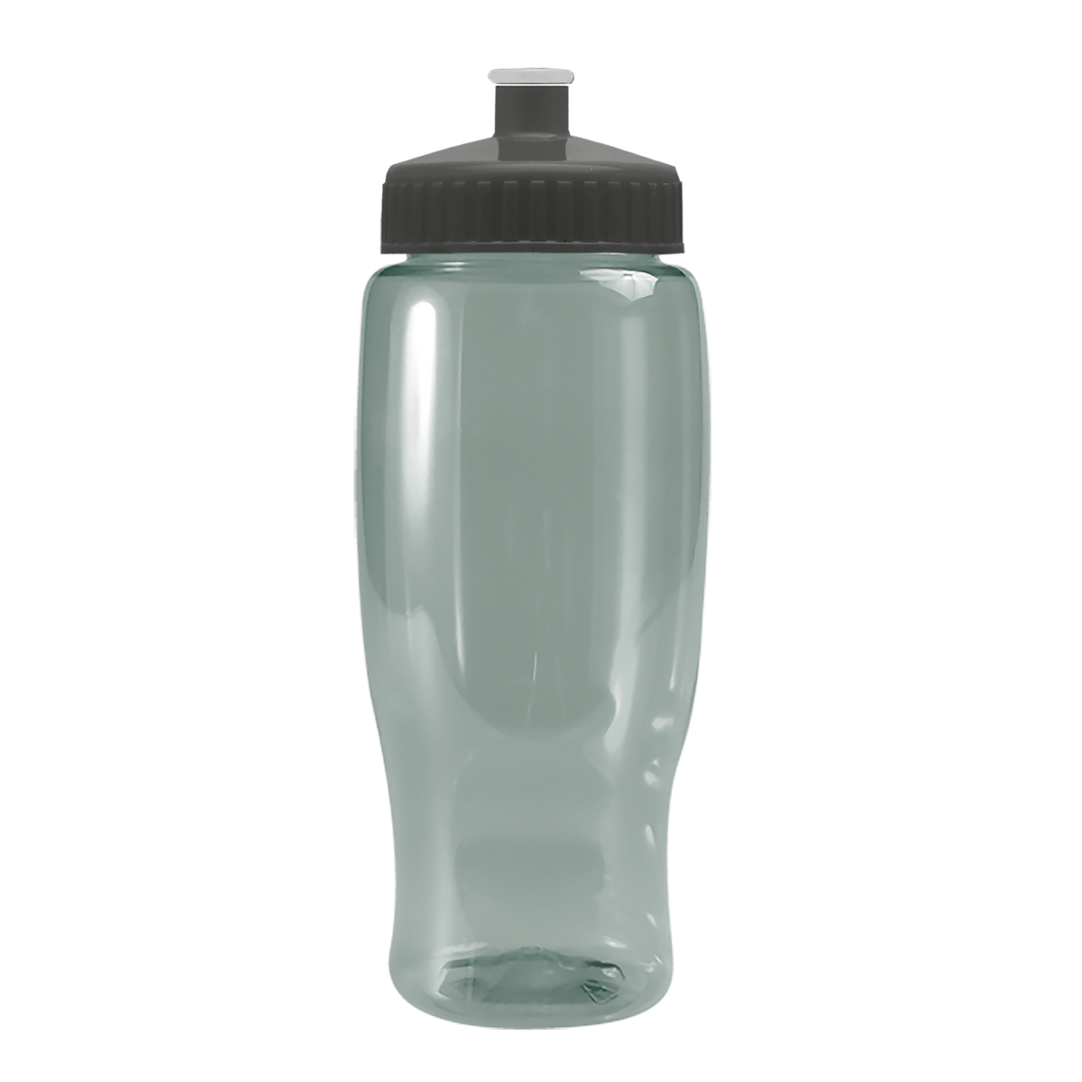 Custom logo Poly+ Recycled Bottle with Push-Pull Lid - 27 oz.