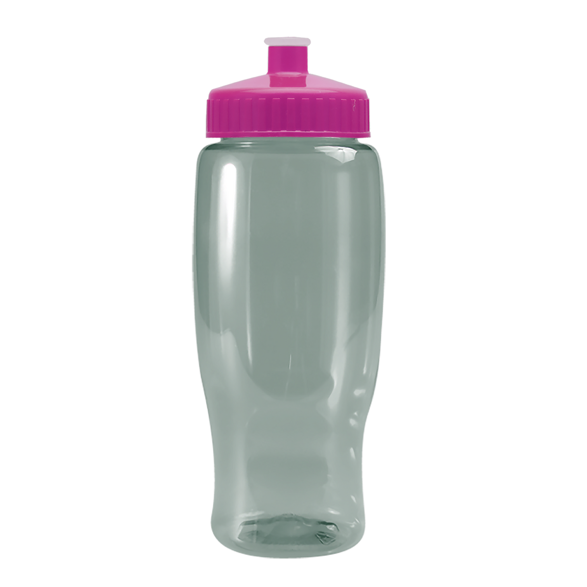 Custom logo Poly+ Recycled Bottle with Push-Pull Lid - 27 oz.
