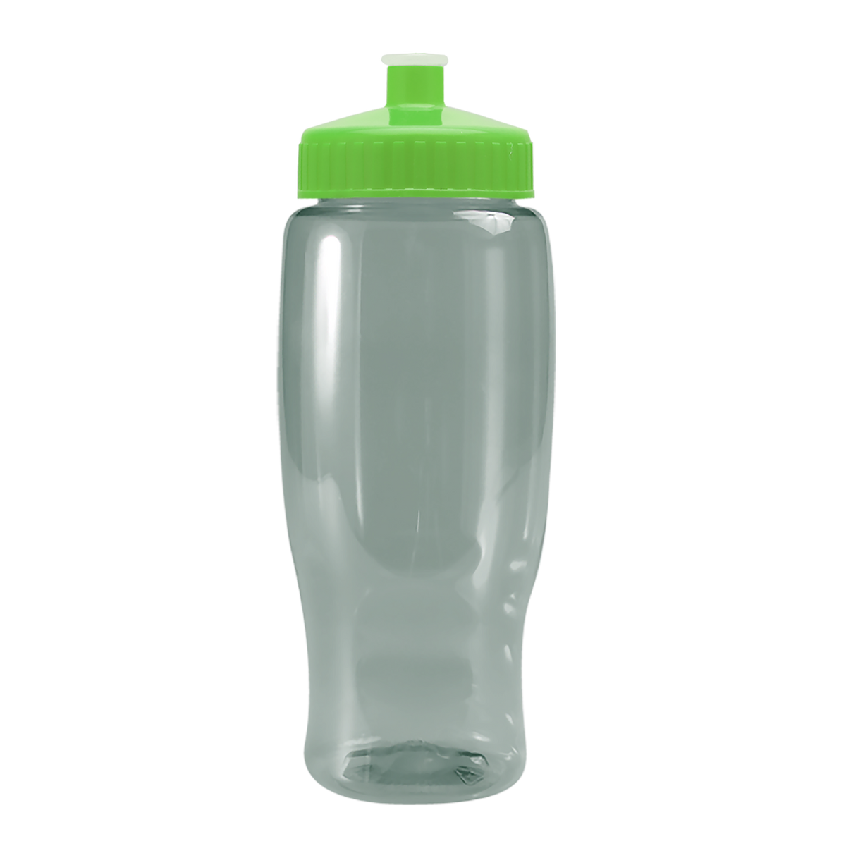 Custom logo Poly+ Recycled Bottle with Push-Pull Lid - 27 oz.