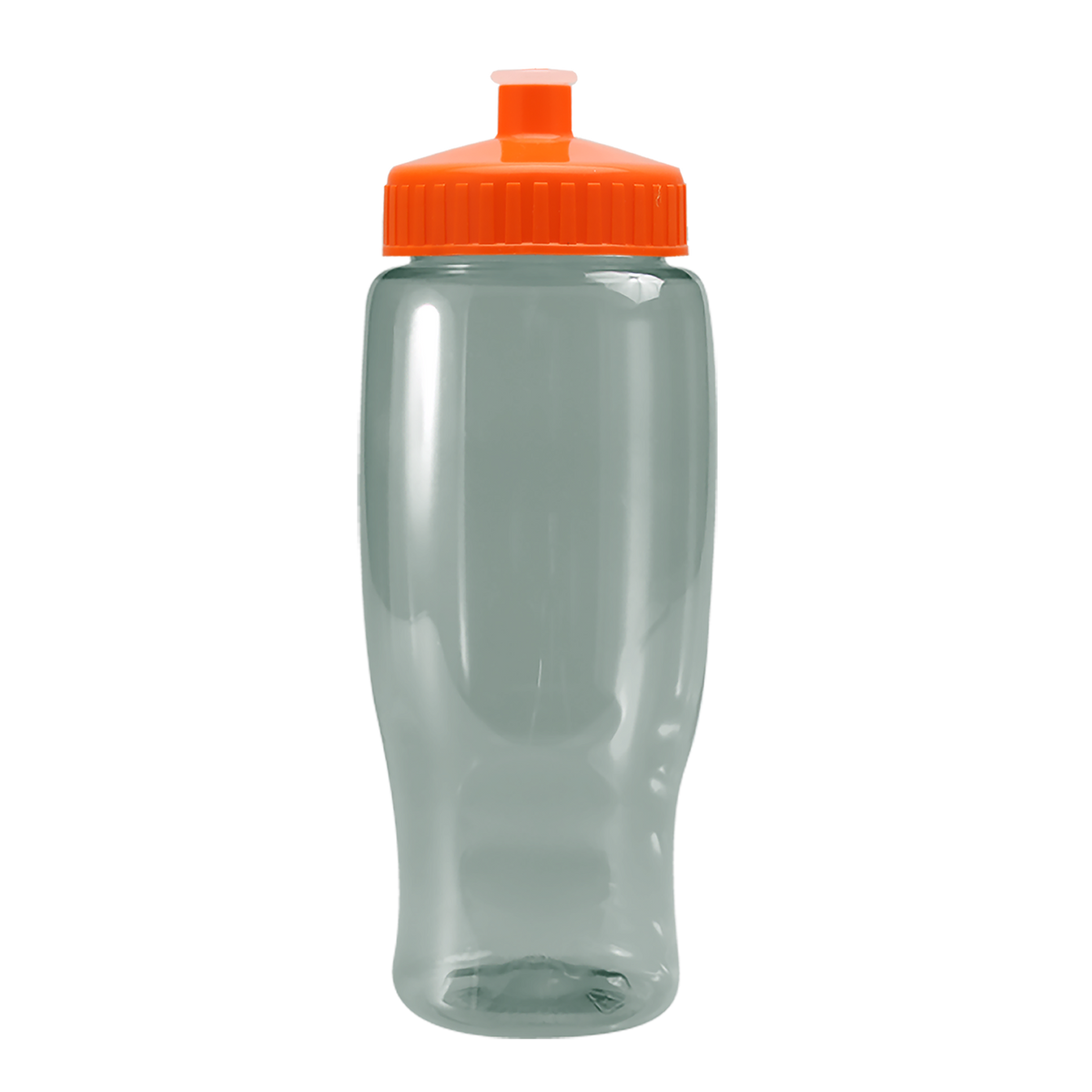 Custom logo Poly+ Recycled Bottle with Push-Pull Lid - 27 oz.