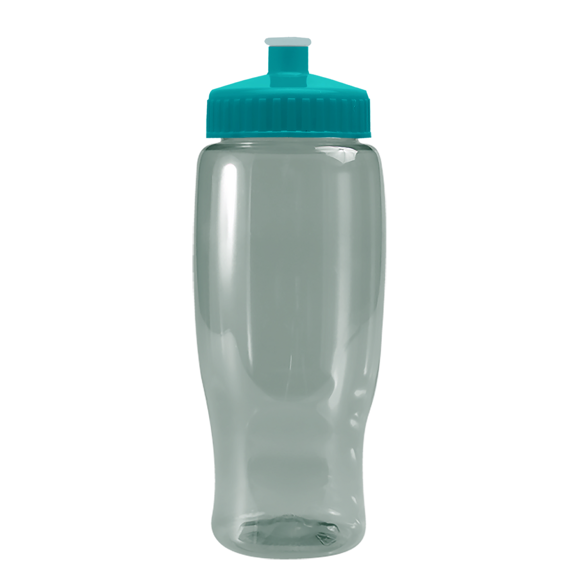 Custom logo Poly+ Recycled Bottle with Push-Pull Lid - 27 oz.