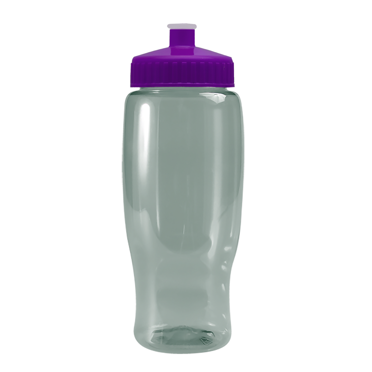 Custom logo Poly+ Recycled Bottle with Push-Pull Lid - 27 oz.