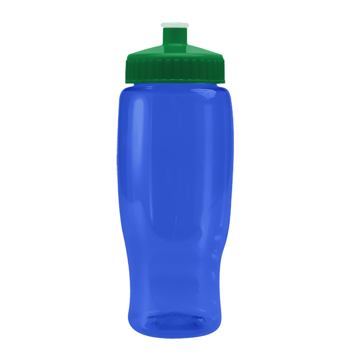 Custom logo Poly+ Recycled Bottle with Push-Pull Lid - 27 oz.
