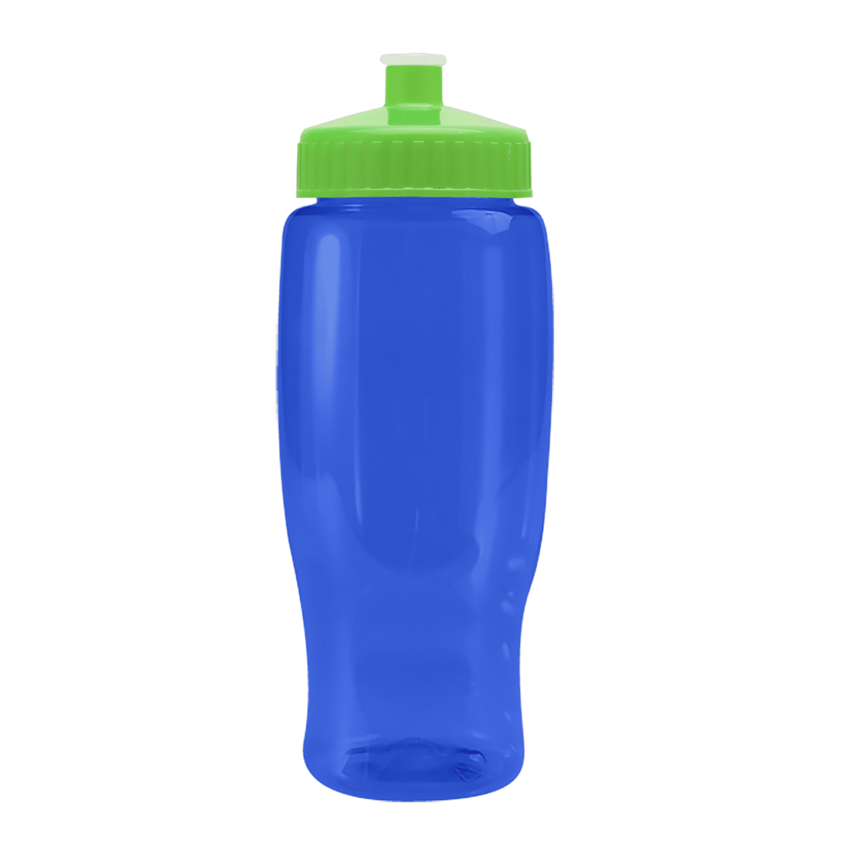 Custom logo Poly+ Recycled Bottle with Push-Pull Lid - 27 oz.