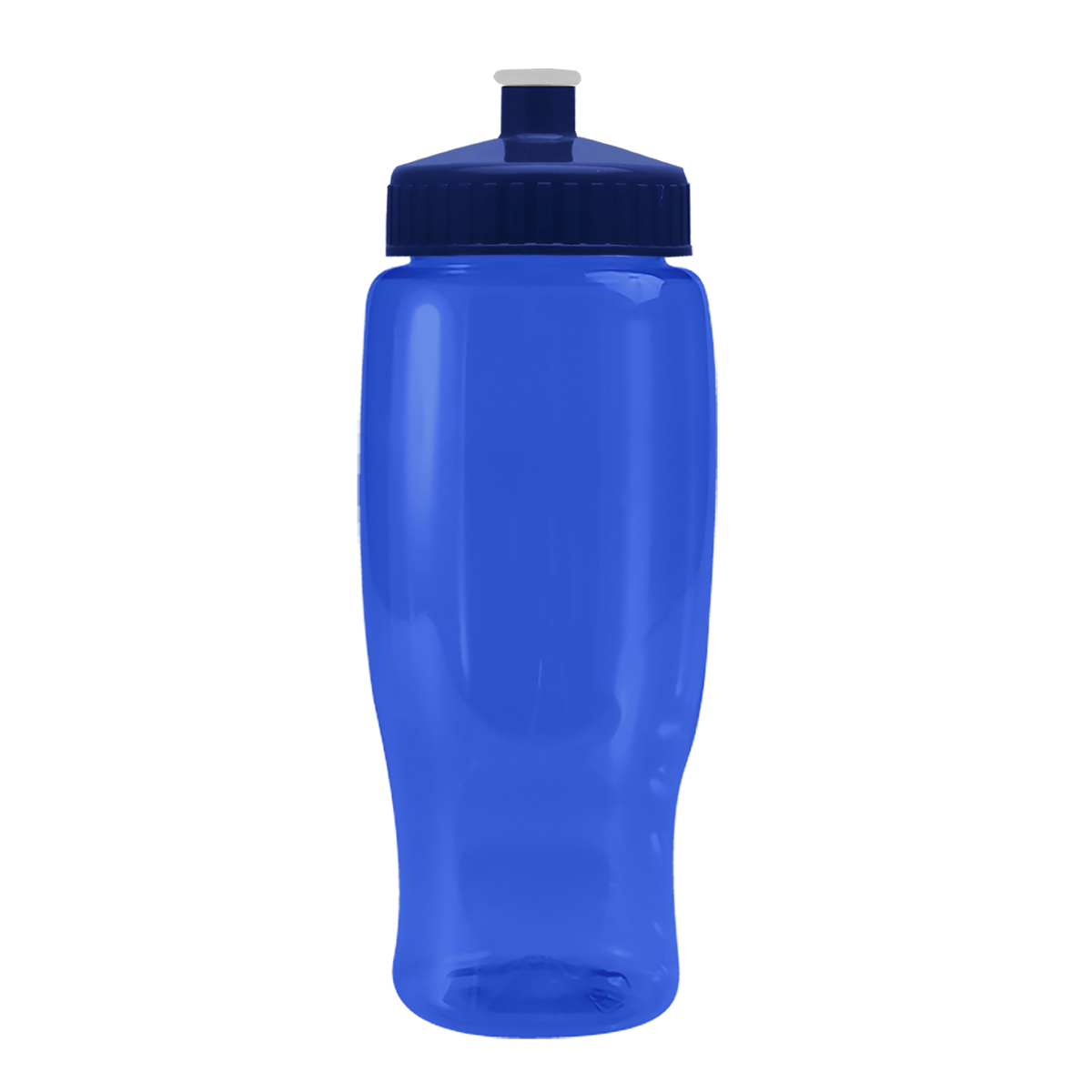 Custom logo Poly+ Recycled Bottle with Push-Pull Lid - 27 oz.