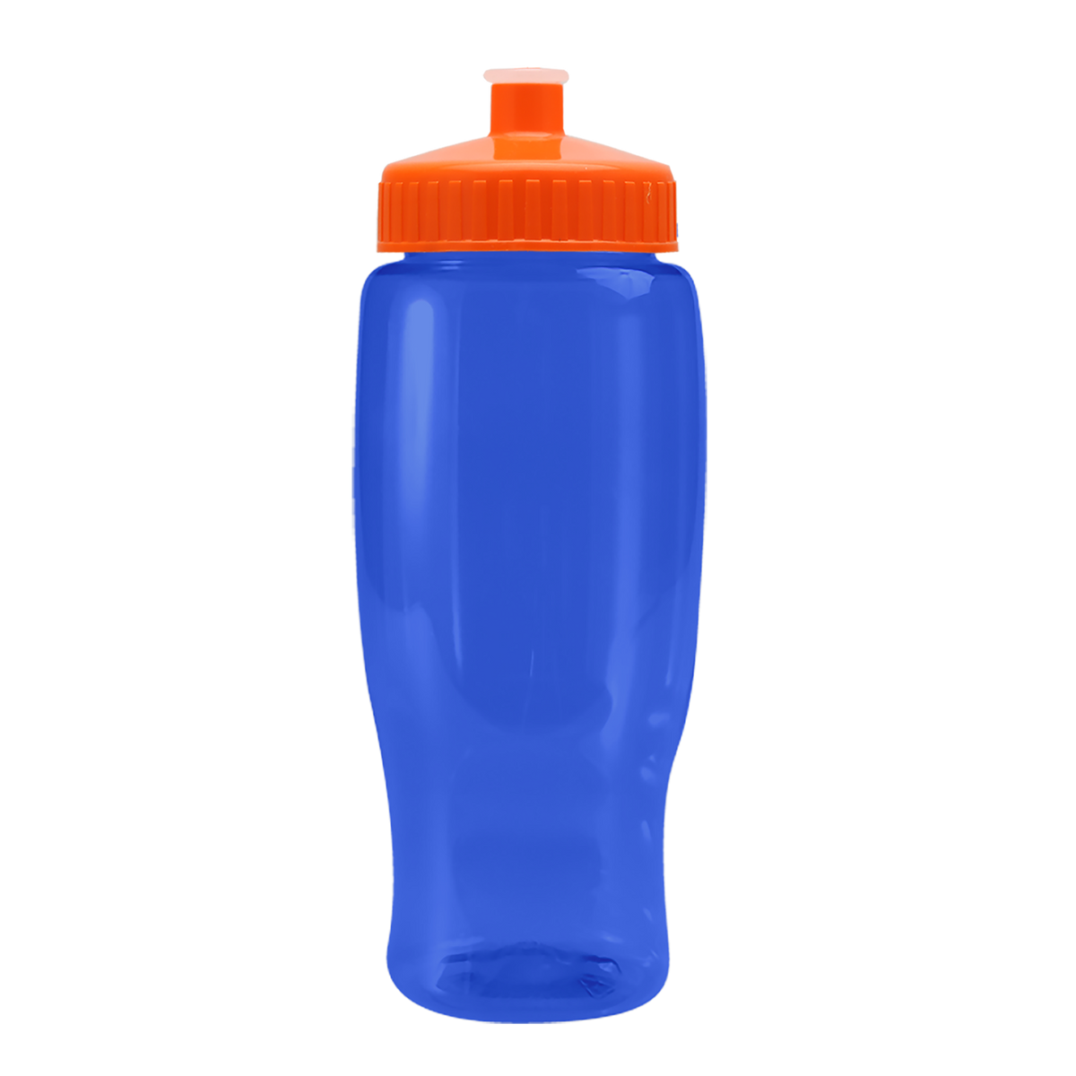Custom logo Poly+ Recycled Bottle with Push-Pull Lid - 27 oz.