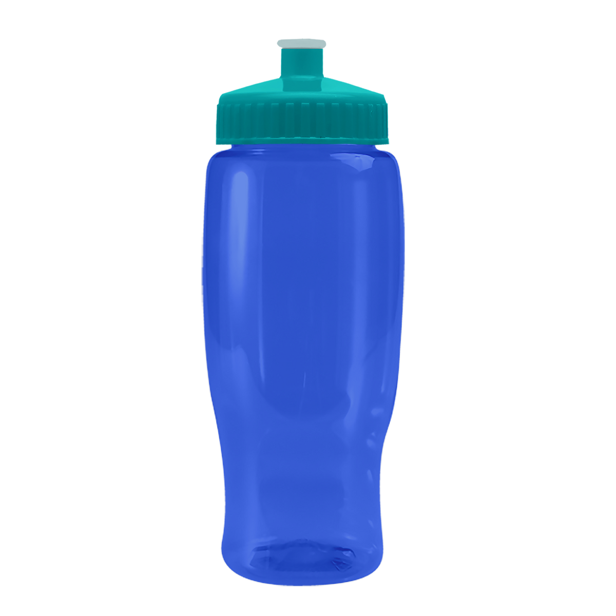 Custom logo Poly+ Recycled Bottle with Push-Pull Lid - 27 oz.