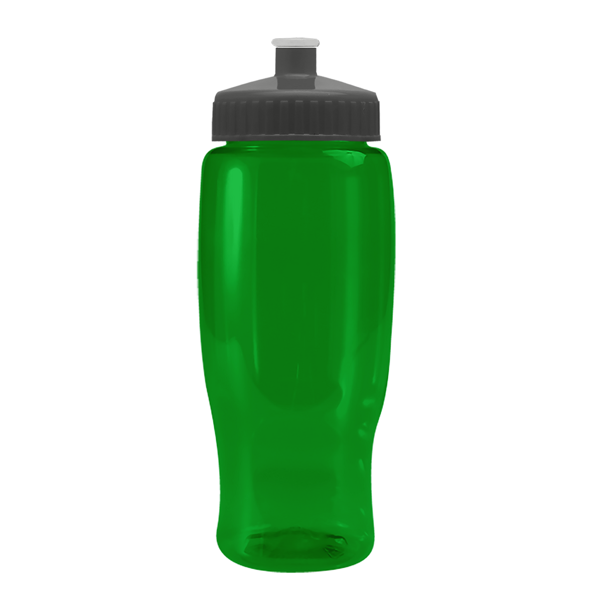 Custom logo Poly+ Recycled Bottle with Push-Pull Lid - 27 oz.
