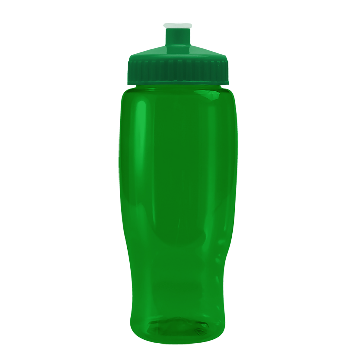 Custom logo Poly+ Recycled Bottle with Push-Pull Lid - 27 oz.