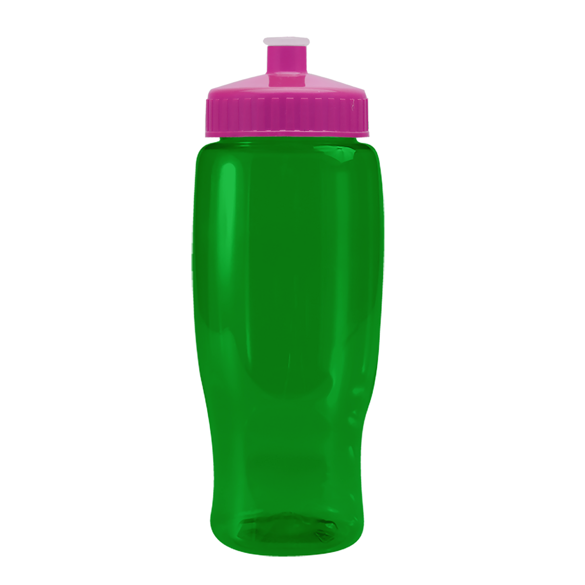 Custom logo Poly+ Recycled Bottle with Push-Pull Lid - 27 oz.