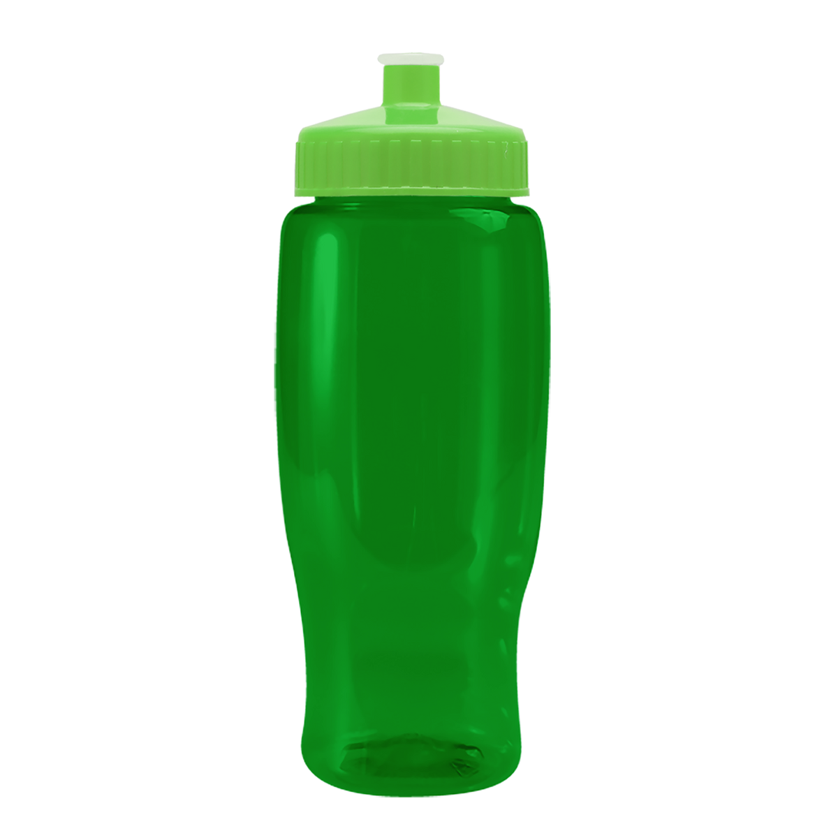 Custom logo Poly+ Recycled Bottle with Push-Pull Lid - 27 oz.