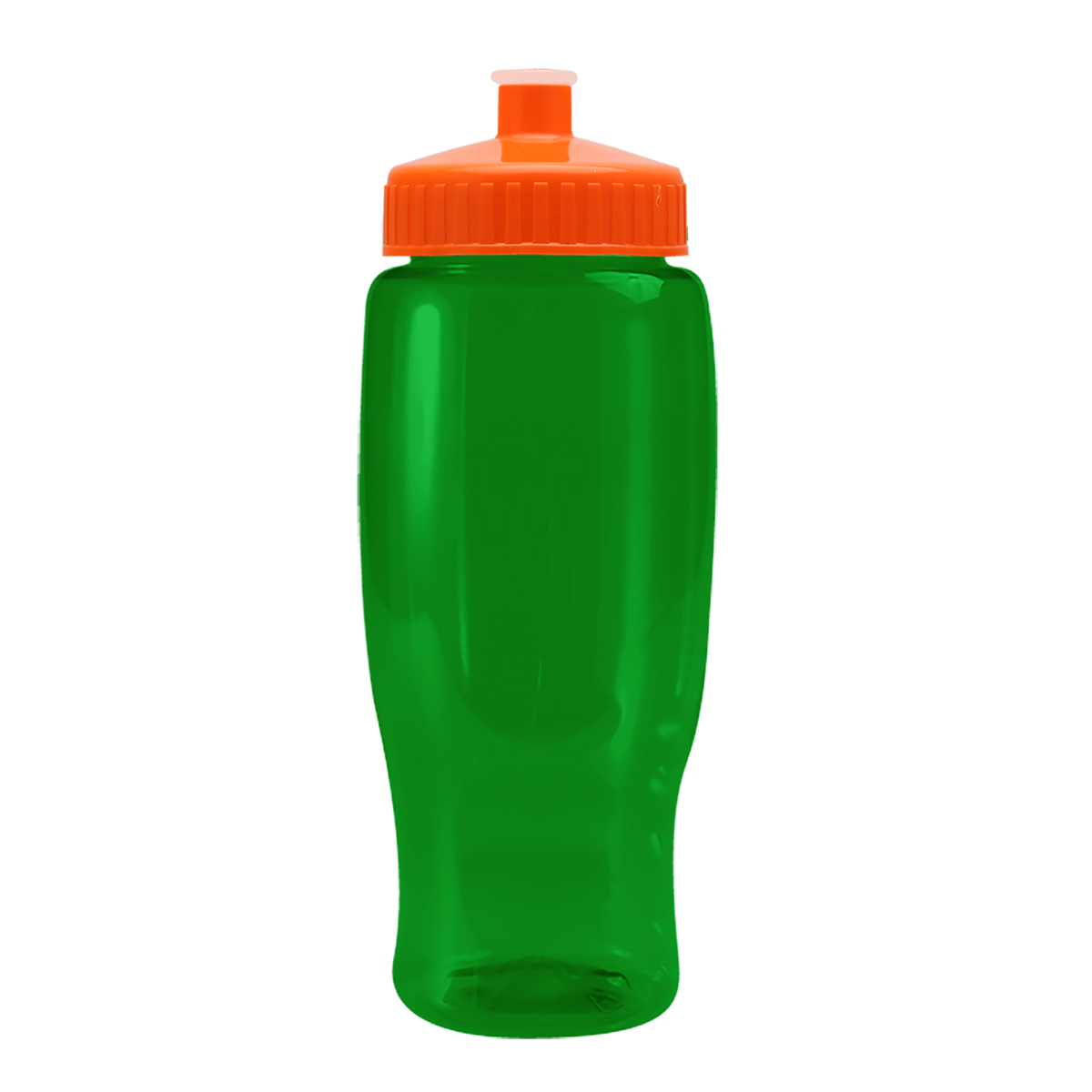 Custom logo Poly+ Recycled Bottle with Push-Pull Lid - 27 oz.