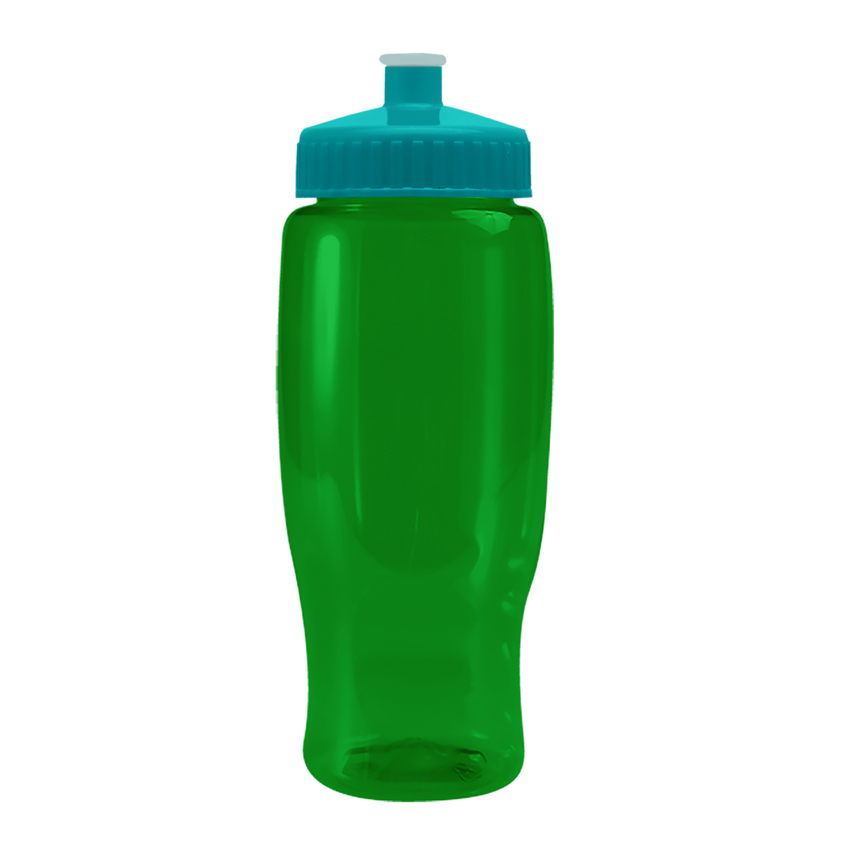 Custom logo Poly+ Recycled Bottle with Push-Pull Lid - 27 oz.