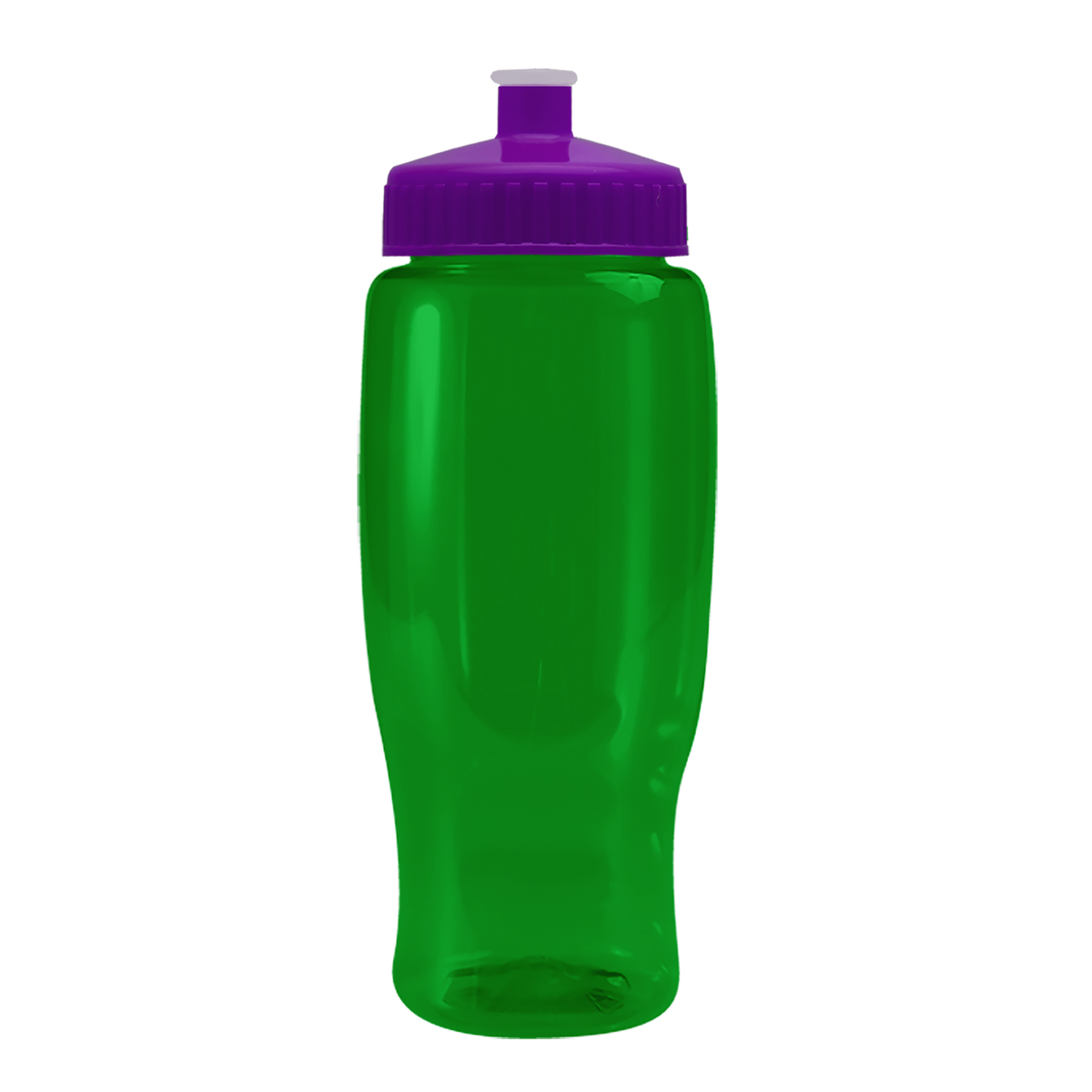 Custom logo Poly+ Recycled Bottle with Push-Pull Lid - 27 oz.