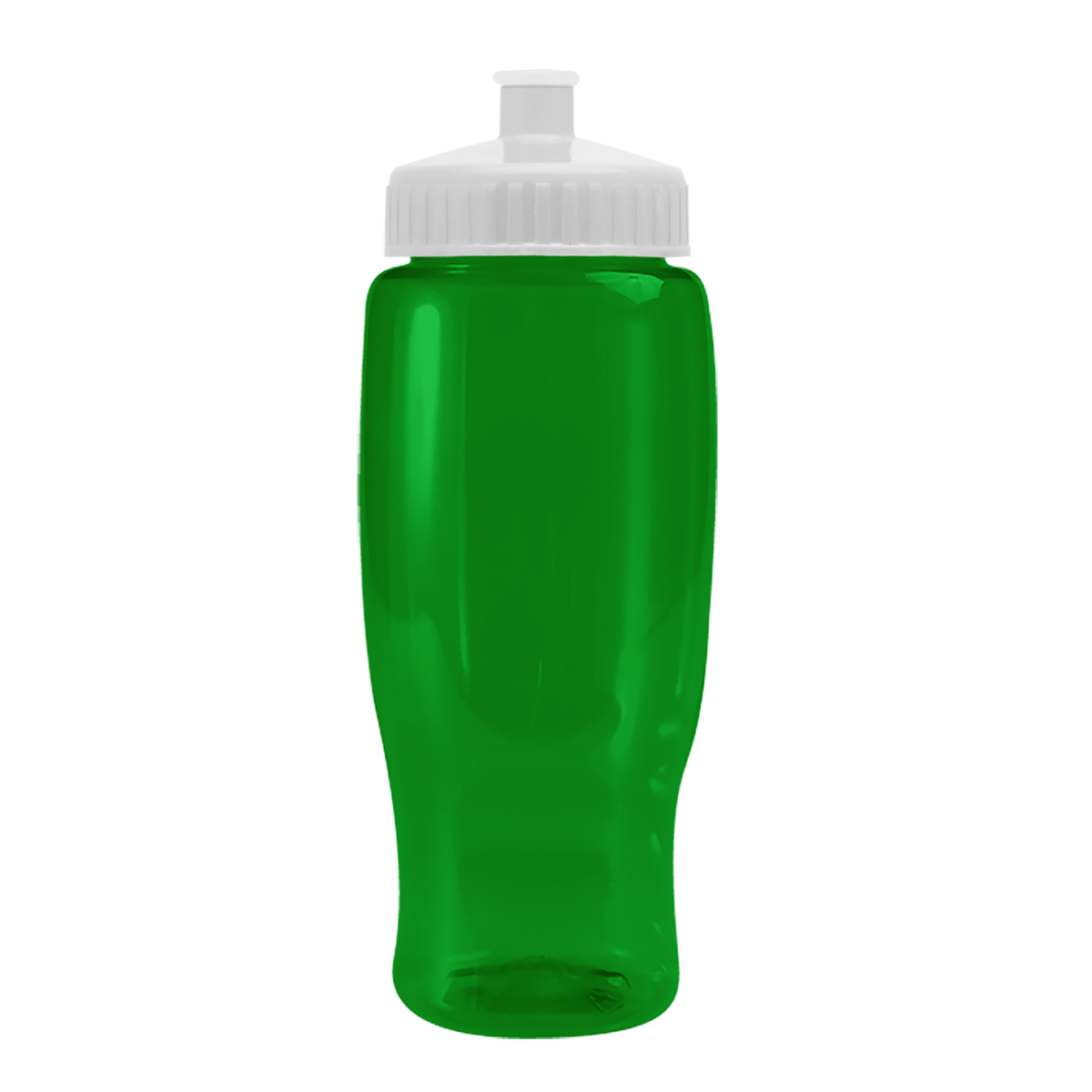 Custom logo Poly+ Recycled Bottle with Push-Pull Lid - 27 oz.