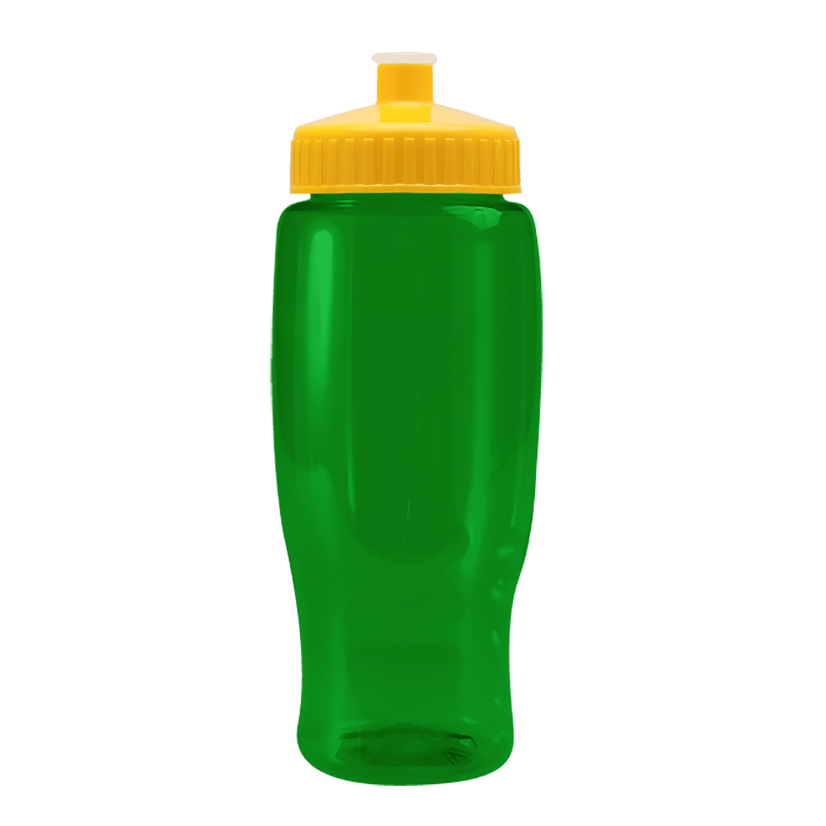 Custom logo Poly+ Recycled Bottle with Push-Pull Lid - 27 oz.