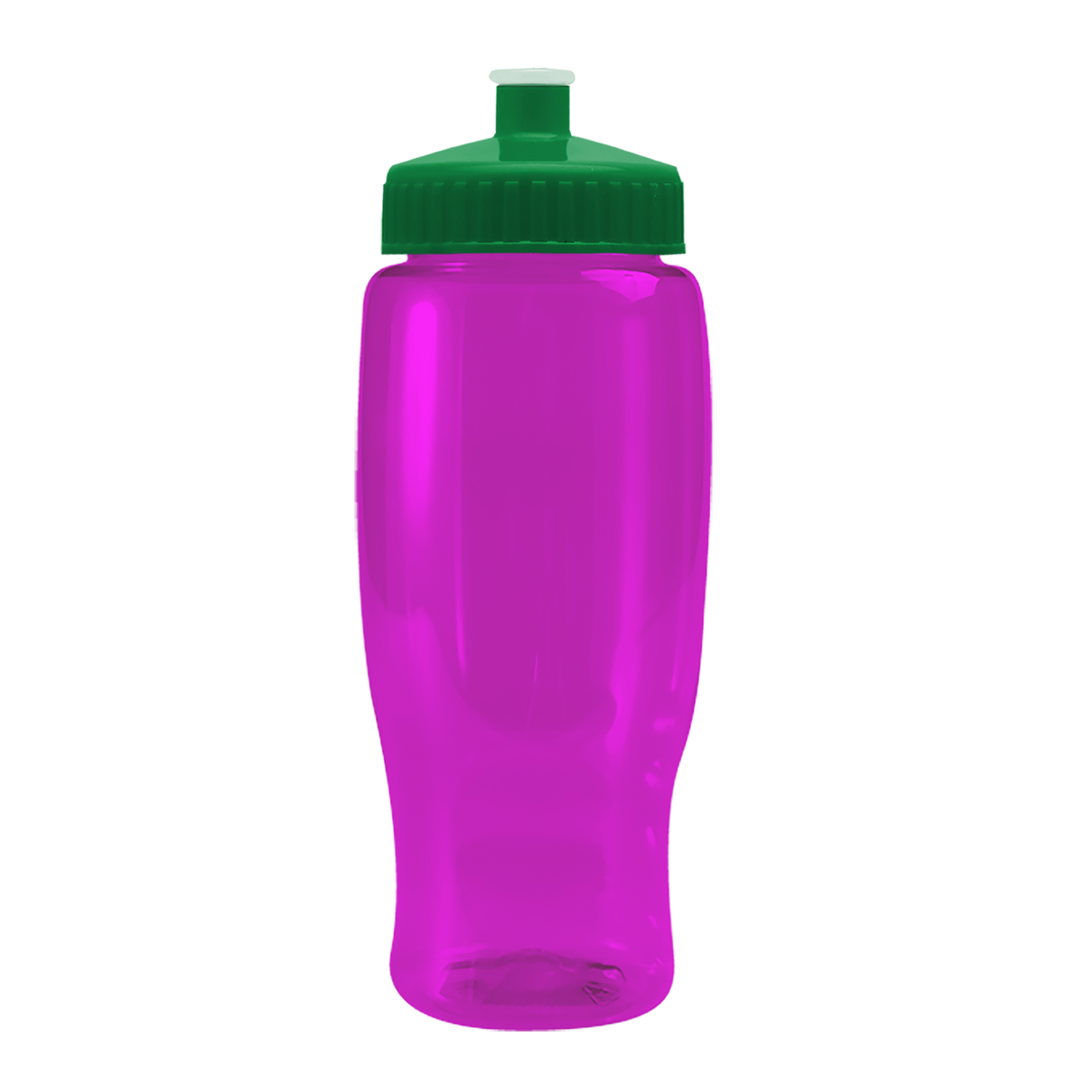 Custom logo Poly+ Recycled Bottle with Push-Pull Lid - 27 oz.